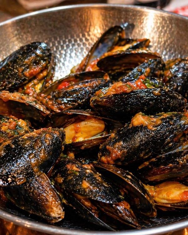 Italian seafood mussels