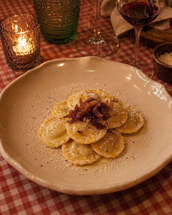 Ravioli dish